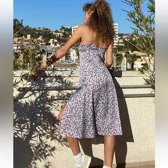 SUNDAYS BEST Delaney dress. 90’s style neckline, size L - Picture 2 of 6